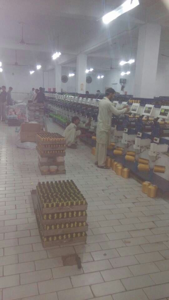 國外廠家使用我司高速繞線機現場照片